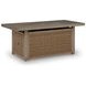Carmel Bay Beige Outdoor Fire Pit Table