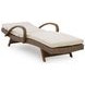 Carmel Bay Beige Chaise Lounge with Cushion