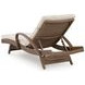 Carmel Bay Beige Chaise Lounge with Cushion