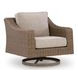 Revare Beach Beige 5-Piece Patio Conversation Set with Sofa, 2 Lounge Chairs, Coffee and End Tables