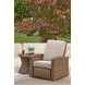 Carmel Bay Beige Outdoor Recliner
