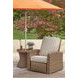 Carmel Bay Beige Outdoor Recliner