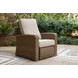 Carmel Bay Beige Outdoor Recliner