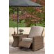 Carmel Bay Beige Outdoor Recliner