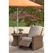 Carmel Bay Beige Outdoor Recliner