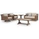 Carmel Bay Beige Outdoor Loveseat with Cushion