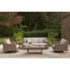 Revare Beach Beige 5-Piece Patio Conversation Set with Sofa, 2 Lounge Chairs, Coffee and End Tables