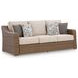 Carmel Bay Beige Outdoor Sofa with Cushion