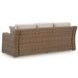 Revare Beach Beige 3-Piece Patio Conversation Set with Sofa, Loveseat and Coffee Table