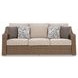 Revare Beach Beige 2-Piece Patio Conversation Set with Sofa and Loveseat