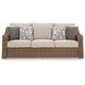 Carmel Bay Beige Outdoor Sofa with Cushion
