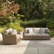 Revare Beach Beige 2-Piece Patio Conversation Set with Sofa and Loveseat