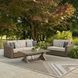Revare Beach Beige 3-Piece Patio Conversation Set with Sofa, Loveseat and Lounge Chair