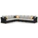 Beachcroft Light Gray 6 Piece Outdoor Sectional