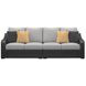 Beachcroft Light Gray 5 Piece Outdoor Sectional