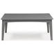 Lone View Bay Gray Rectangular Outdoor Coffee Table