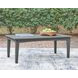 Lone View Bay Gray Rectangular Outdoor Coffee Table