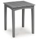 Lone View Bay Gray Rectangular Outdoor Occasional Table Set