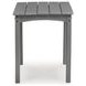 Lone View Bay Gray Rectangular Outdoor Occasional Table Set