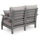 Lone View Bay Gray Performance Fabric Outdoor Living Room Set