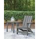 Lone View Bay Gray Outdoor Adirondack Chair