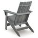 Lone View Bay Gray Outdoor Adirondack Chair