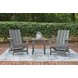 Lone View Bay Gray Outdoor Adirondack Chair