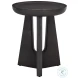 Nala Black Nickel Side Table