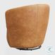 Sienna Vintage Caramel Leather Swivel Club Chair