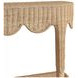 Paloma Brown 40" Console Table with Open Shelf