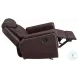 Lynx Brown Glider Recliner