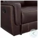 Lynx Brown Reclining Sofa