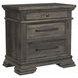 Hyde Charcoal 3 Drawer Nightstand
