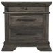 Hyde Charcoal 3 Drawer Nightstand