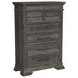 Hyde Charcoal 6 Drawer Chest