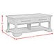 Hyde Charcoal Rectangular Coffee Table