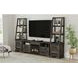 Hyde Charcoal 71'' TV Stand with Fireplace Insert
