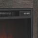Hyde Charcoal 71'' TV Stand with Fireplace Insert