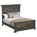 Hyde Charcoal Queen Panel Bed