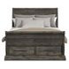Hyde Charcoal Full Sleigh Storage Bed