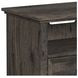 Hyde Charcoal 71'' TV Stand with Fireplace Insert
