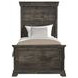 Hyde Charcoal Twin Panel Bed