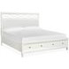 Springhouse Whisper White and Gray Upholstered Storage Panel Bedroom Set