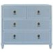 Pascal Light Blue 4 Drawer Chest