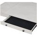 Echo White 66" Rectangular Drawer Dining Table