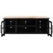 Providence Black and Bourbon 66" TV Stand