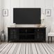 Providence Black and Bourbon 66" TV Stand