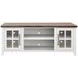 Providence White and Bourbon 66" TV Stand