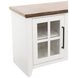 Providence White and Bourbon 66" TV Stand