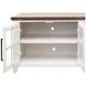 Providence White and Bourbon 96" TV Stand